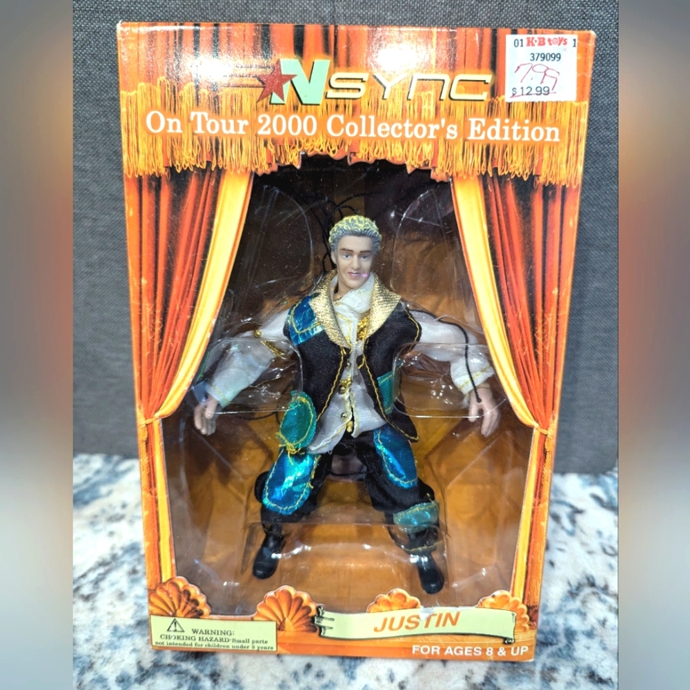 NSYNC On Tour 2000 Justin Timberlake Marionette Doll